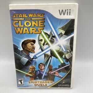 Star Wars: The Clone Wars - Lightsaber Duels Wii Game